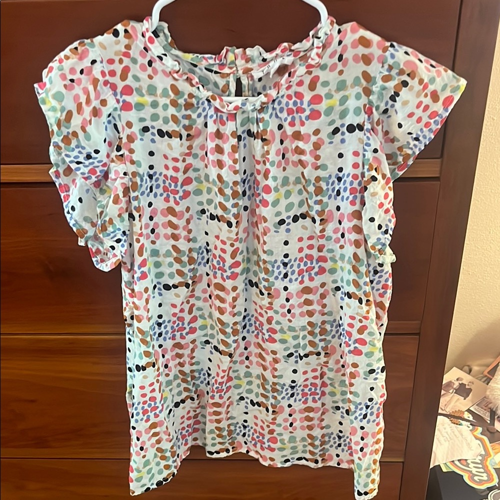 THML Multicolored Polka Dot Blouse